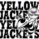 DTF Print * BacK To School * School Pride * STACKABLE OUTLINE MASCOT (HIGH SCHOOLS)