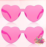 Valentine's Accessories * Pink heart glasses youth/adult