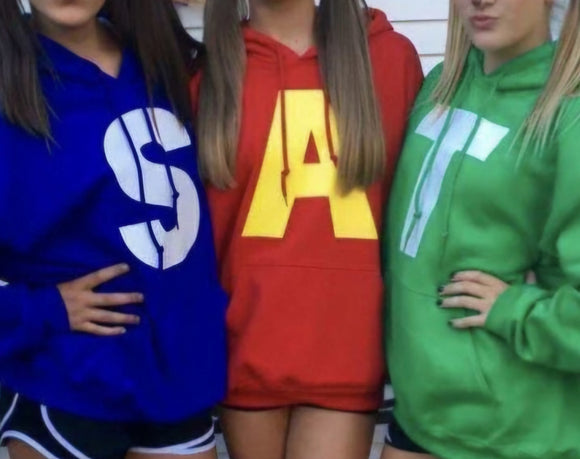 DTF Print * Halloween * A S T Chipmunk letters