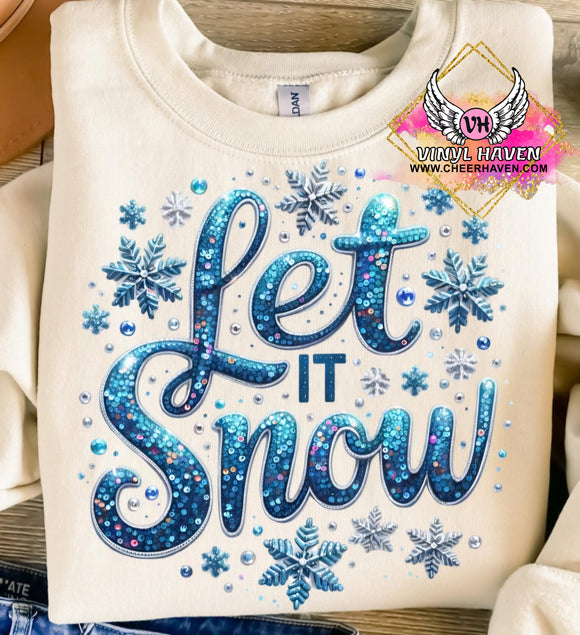 DTF Print * Christmas * Let's it snow