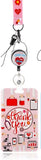 NURSE APPRECIATION * Nurse ID Badge Holder with Breakaway Lanyard * Website orders will be selected at random. If you would like a specific style,  please stop by our shop