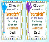 Father's Day gift * Humor Back scratcher * Color will be selected at random * Give yourself a scratch on the back Dad