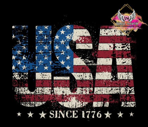 DTF Print * Patriotic * USA since 1776