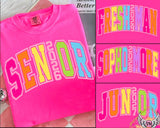 DTF Print * Graduation * Senior 2026  Freshman, Sophomore, Junior