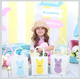 Easter Basket Fillers * Inspired bunny Non-Woven reusable tote bag