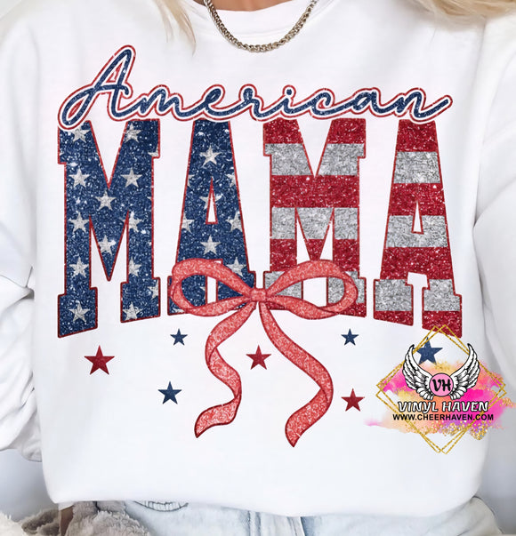 DTF Print * Patriotic * American Mama
