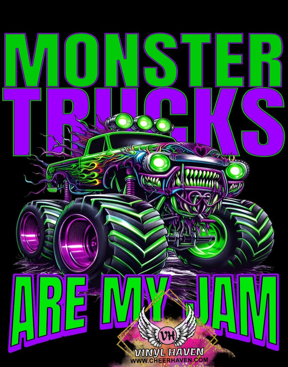 DTF Print * Monster Trucks are my Jam