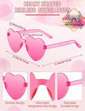 Valentine's Accessories * Pink heart glasses youth/adult