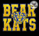 DTF Print * BacK To School * School Pride * FAUX SEQUIN EMBROIDERY MASCOT (HIGH SCHOOLS)