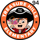 DTF print * POCKET SIZE PRINT School Mascots/Logos 3.5"