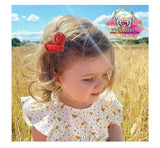 Valentines * Sequins heart hair clip