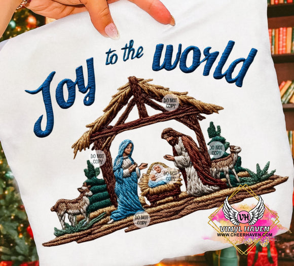 DTF Print * Christmas * Joy to the world