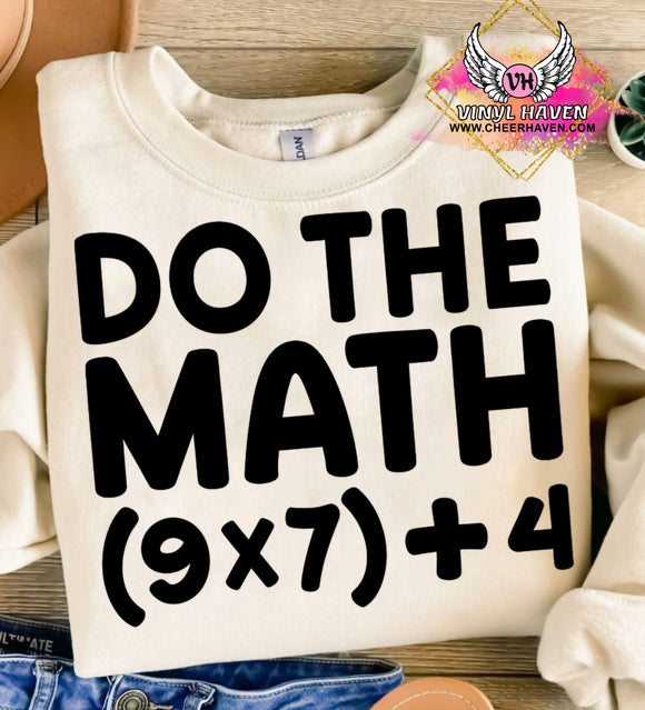 DTF Print * Fun Prints * Do the Math 6 7