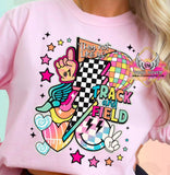 DTF Print * Game day * Faux Sequins Track Mama