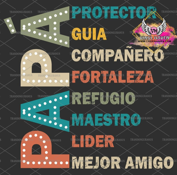 DTF Print * Fathers Day * Papa Protector