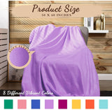 Easter Basket Fillers *  Soft lightweight * Fleece Blanket 60 x 50 Inch * (DIY personalize with DTF or HTV)