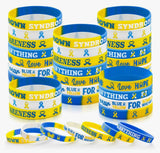 Silicone Bracelets * AWARENESS, Cancer, Suicide, Down Syndrome, Jesus loves you, Valentine's Accessories & More