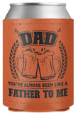 Father's Day gift * PU leather can koozies can cooler