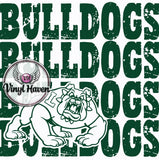 DTF Print * BacK To School * School Pride * STACKABLE OUTLINE MASCOT (HIGH SCHOOLS)