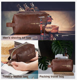 Father's Day gift * PU leather toiletry bag * Thank you for being awesome