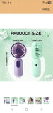Mini rechargeable USB hand held fan (power box not included)