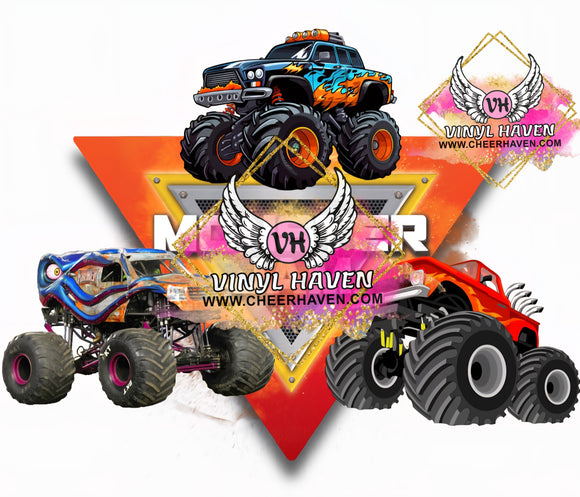 DTF Print * Monster Trucks
