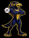 DTF Print * BacK To School * School Pride * STANDING STRONG MASCOT (HIGH SCHOOLS)