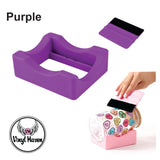 Silicone Tumbler Cradle with felt squeegee