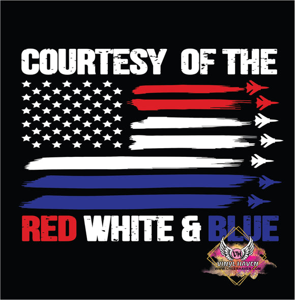 DTF Print * 4th of July * Courtasy of the Red white & Blue