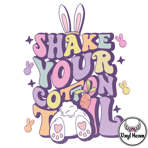 DTF Print * Easter * Shake your cotton tail