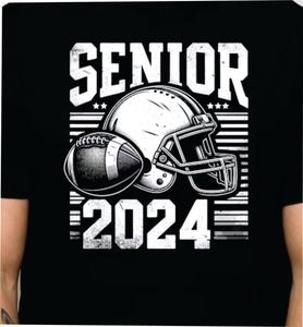 DTF Print * Graduation* Senior football 2024