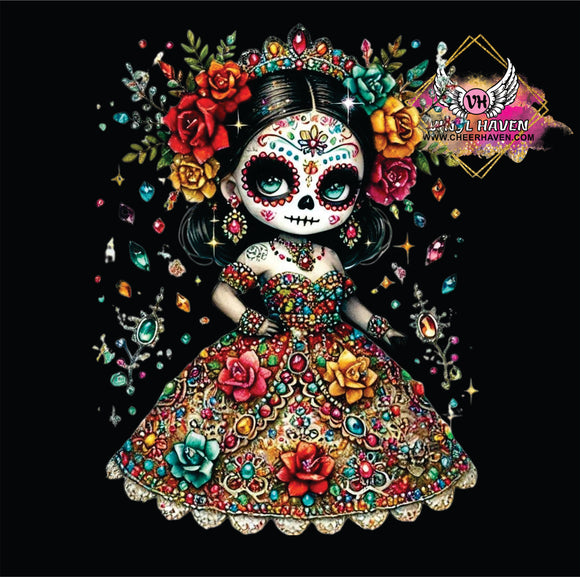 DTF Print * Day of the Dead * Catrina Doll