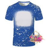 100% polyester bleached sublimation shirts * TODDLER