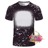 100% polyester bleached sublimation shirts * TODDLER