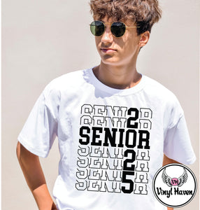 DTF Print * Graduation * Senior 2025 criss cross