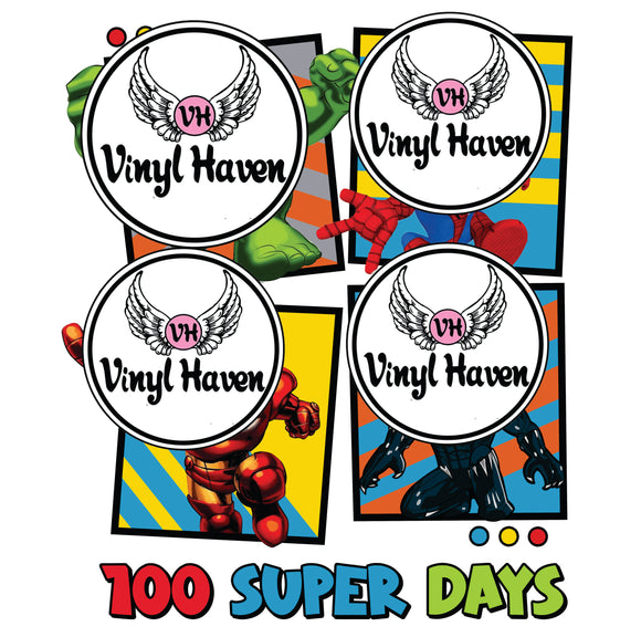 DTF Print * 100 Days Of School * 100 Super Days