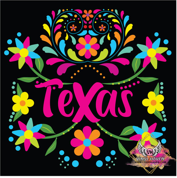 DTF Print * Texas floral