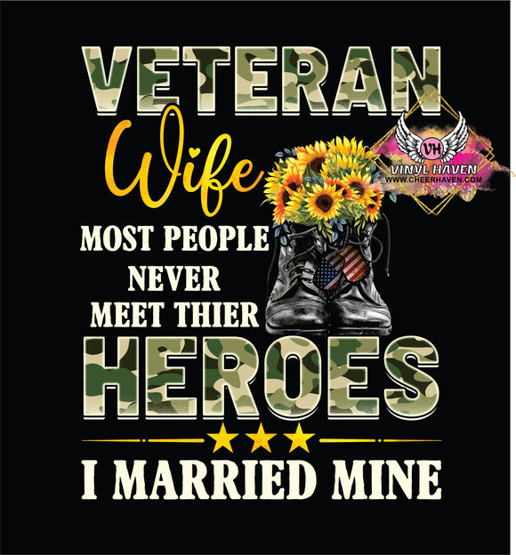 DTF Print * Veterans Day * Veteran Wife