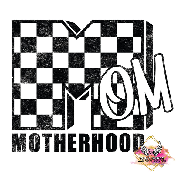 DTF Print * Mothers Day  * Mom Motherhood checkered