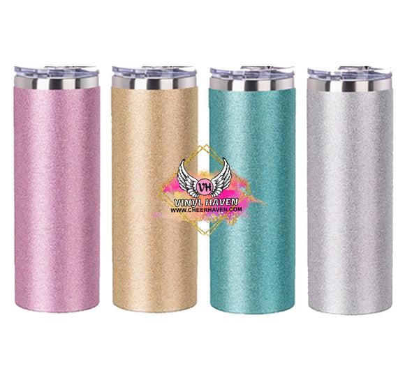 Stainless Steel Sublimation 20oz (Textured Glitter)