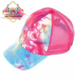 Hot pink tie dye CAP
