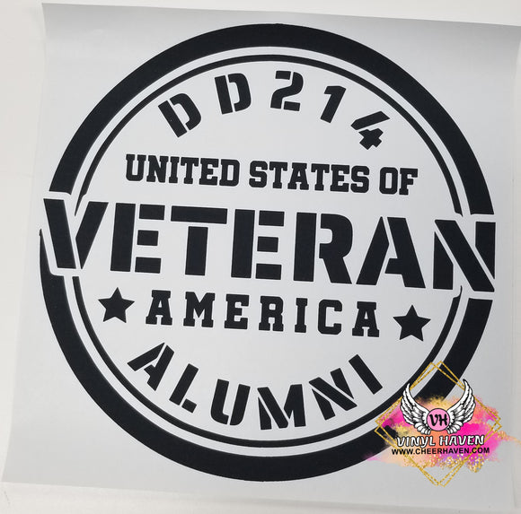 Screen Print * DD214 Veteran * Veterans Day * Single Color S-Print