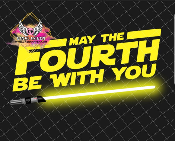 DTF print * May the Fourth be with you