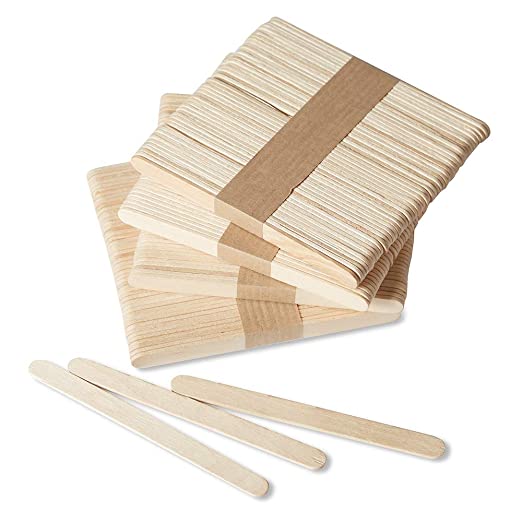 Natural Wood Craft Sticks 100pc, Popsicle Sticks for Crafts/Resin – Cheer  Haven LLC.