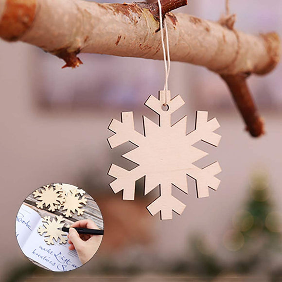 Double-side MDF Christmas Ornament-Snow flakes * Sublimation