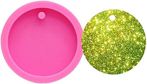 Round Keychain Silicone Mold 2" Circle (1pc)