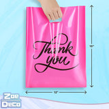 Thank You Bags for Retail Merchandise * Pink 12x15 inch