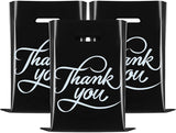 Thank You Bags for Retail Merchandise * Black 12x15 inch