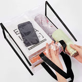 Clear Tote Bags with handles 12 x 12 x 6 Inches * Stadium Approved