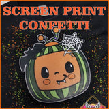 Screen Print * CONFETTI SCREEN PRINT * Single Color S-Print